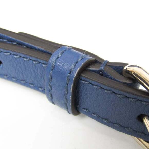 GUCCI Authentic Blue Leather Shoulder Bag - Picture 14 of 16